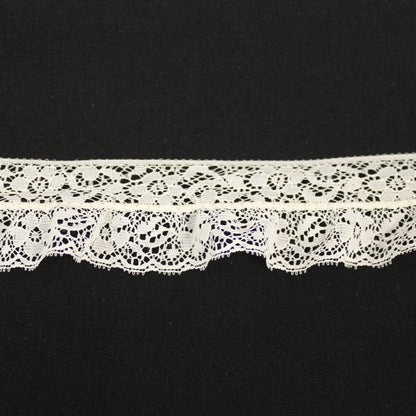 Galon - dentelle froncé ivoire - photo 1/3 | So Tissus