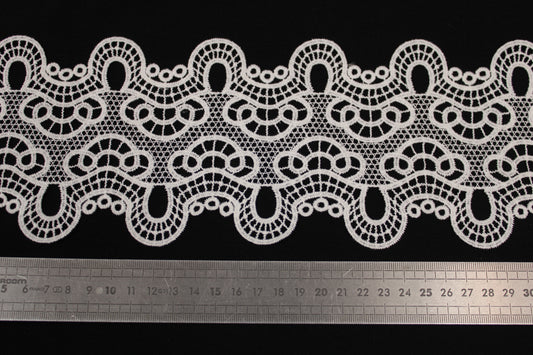 Galon - guipure ivoire - motif rosace - photo 2/3 | So Tissus