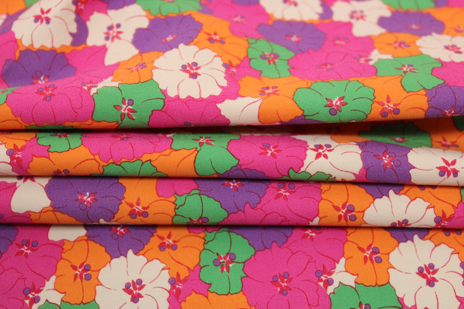 Tissu popeline de coton prestige - imprimé fleuri - photo 2/5 | So Tissus