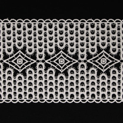 Galon - guipure blanche - motif losange - photo 1/3 | So Tissus