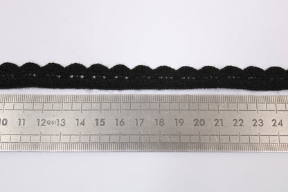 Galon - guipure laine stretch noire - photo 2/3 | So Tissus