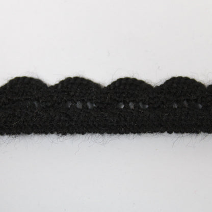 Galon - guipure laine stretch noire - photo 1/3 | So Tissus