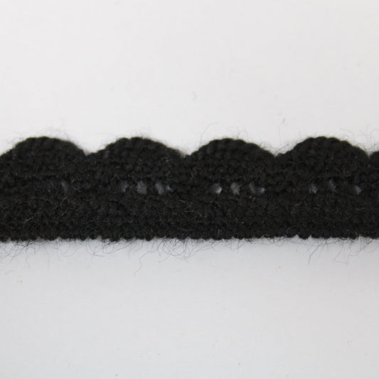 Galon - guipure laine stretch noire - photo 1/3 | So Tissus