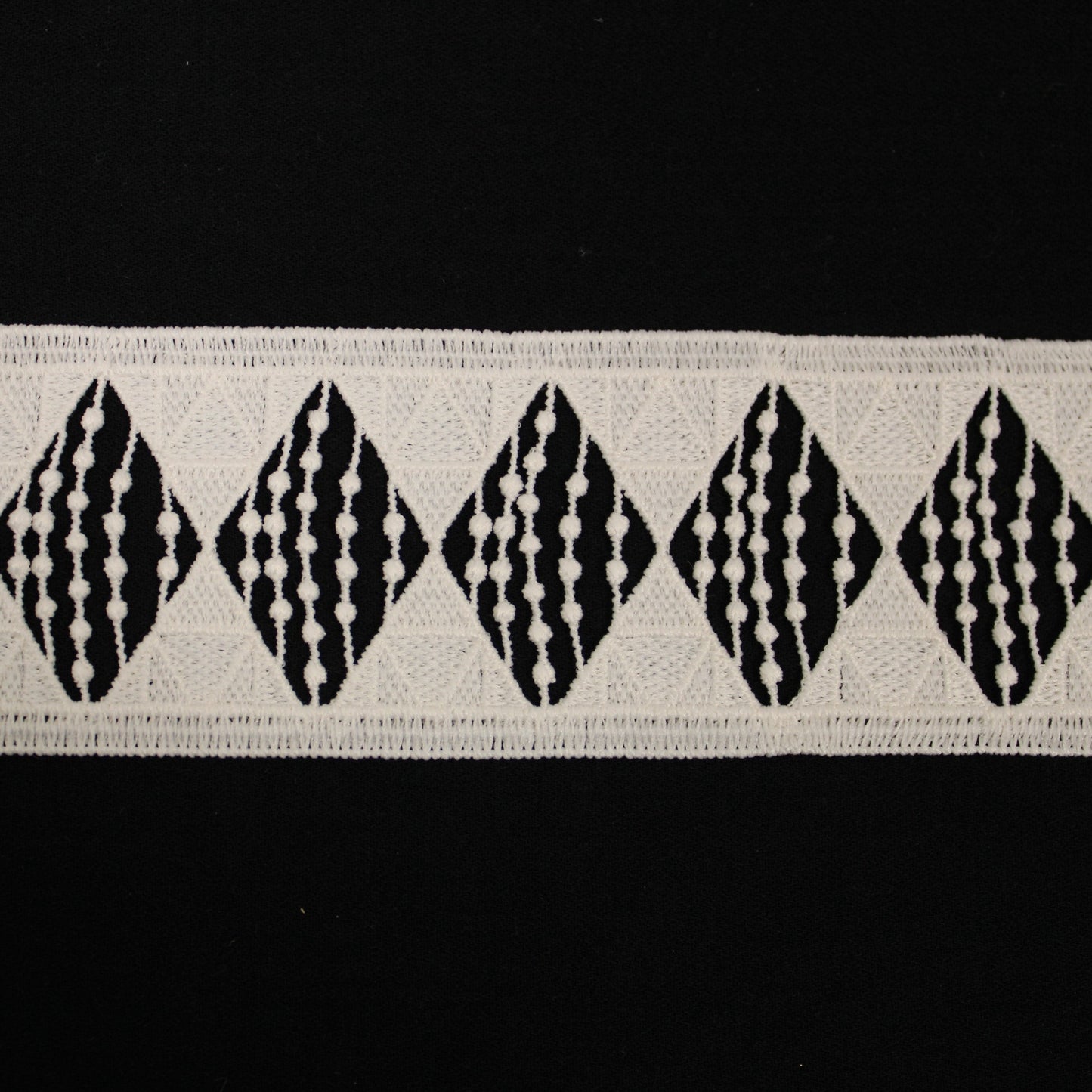 Galon - guipure ivoire - motif losange - photo 1/3 | So Tissus