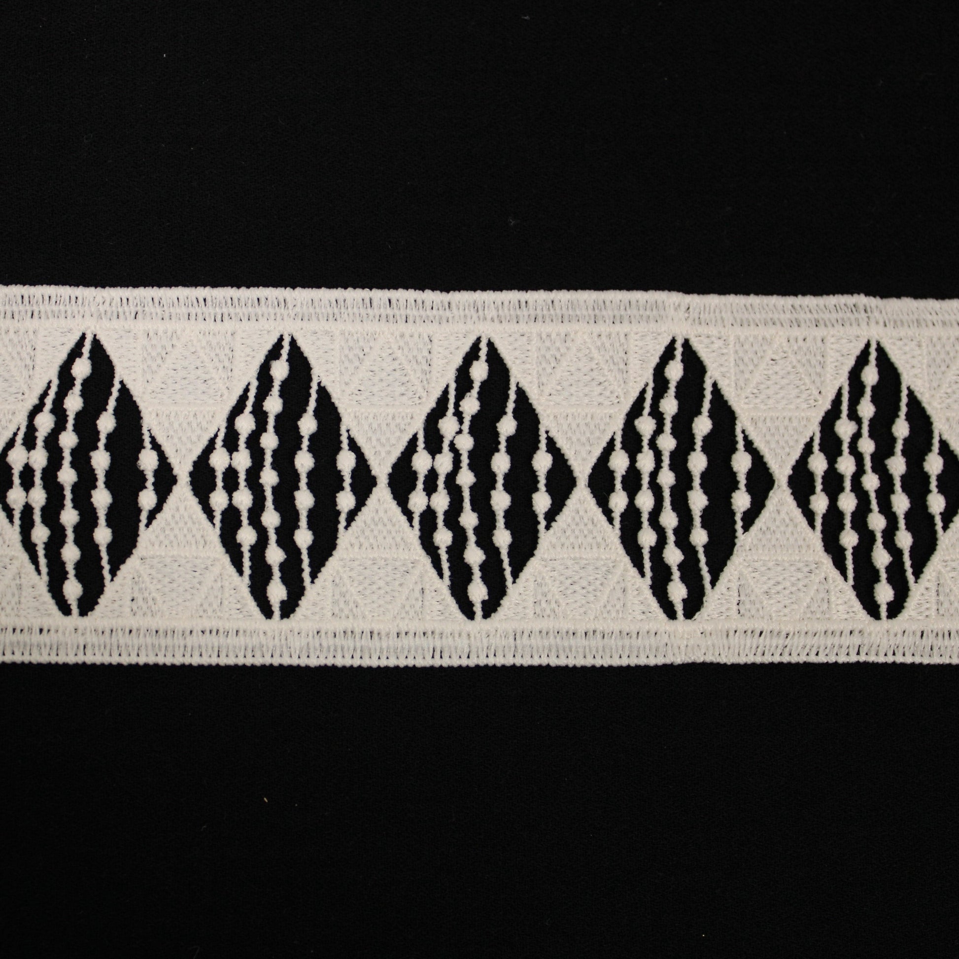 Galon - guipure ivoire - motif losange - photo 1/3 | So Tissus