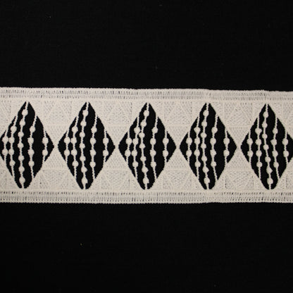 Galon - guipure ivoire - motif losange - photo 1/3 | So Tissus
