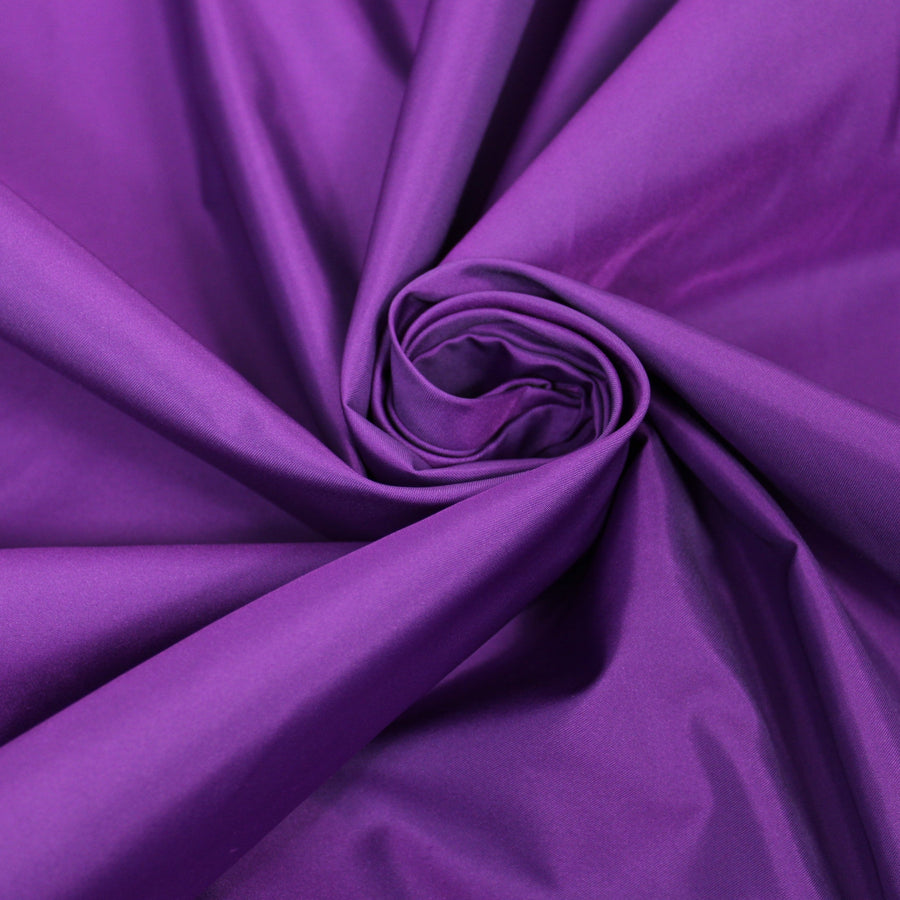 Tissu taffeta de soie - violet