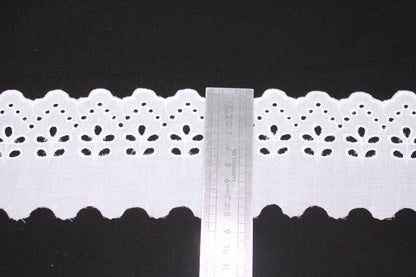 Galon - broderie anglaise blanche - photo 3/3 | So Tissus