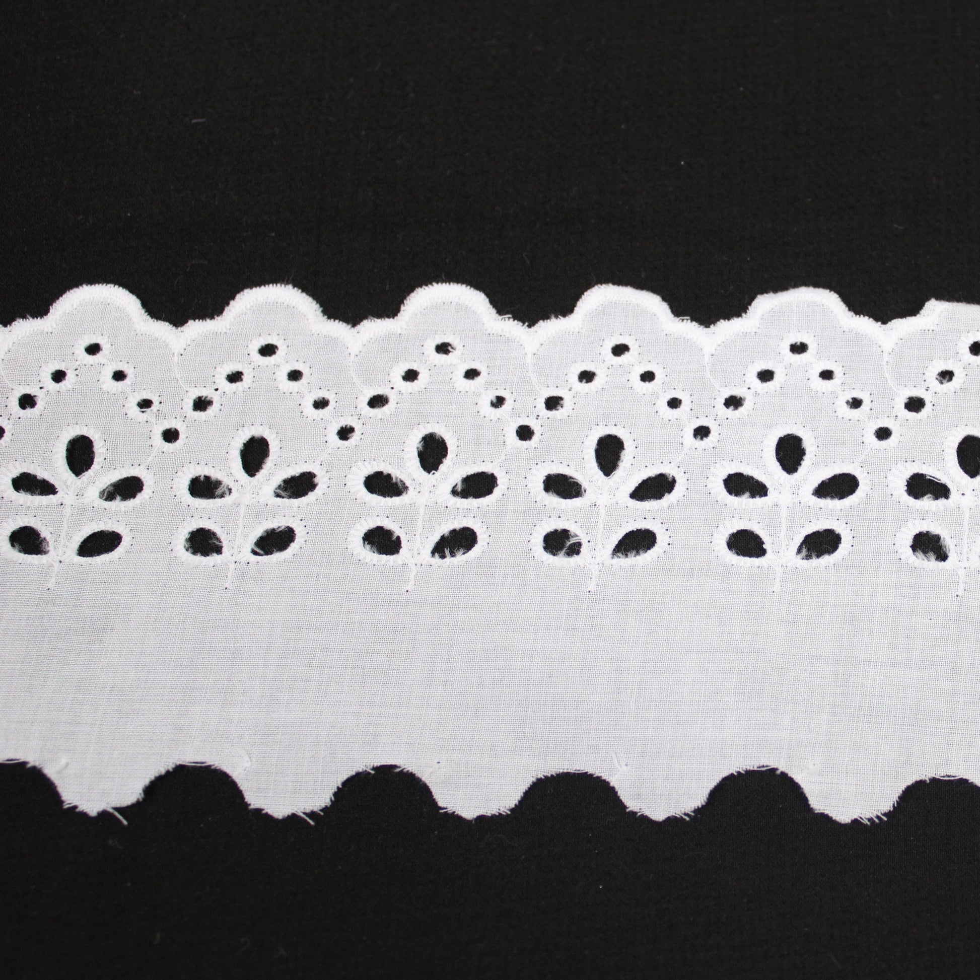 Galon - broderie anglaise blanche - photo 1/3 | So Tissus