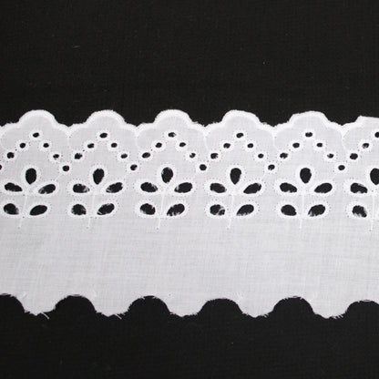 Galon - broderie anglaise blanche - photo 1/3 | So Tissus