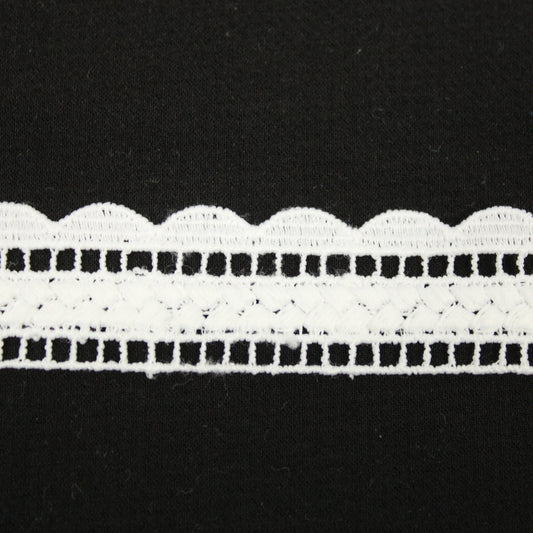 Galon - guipure ivoire - motif natté - photo 1/3 | So Tissus