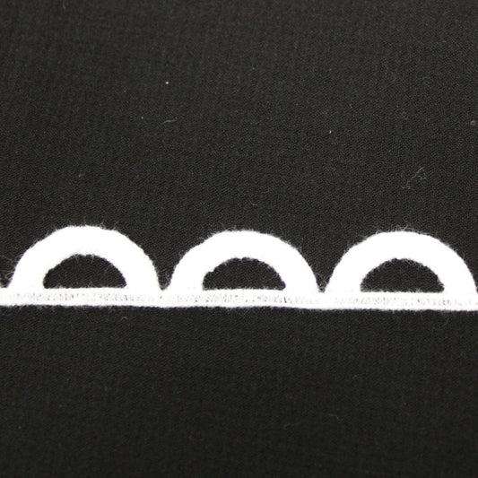 Galon - guipure blanche - motif demi-cercle - photo 1/3 | So Tissus