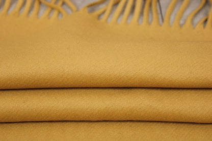 Tissu lainage à frange - beige - photo 2/3 | So Tissus