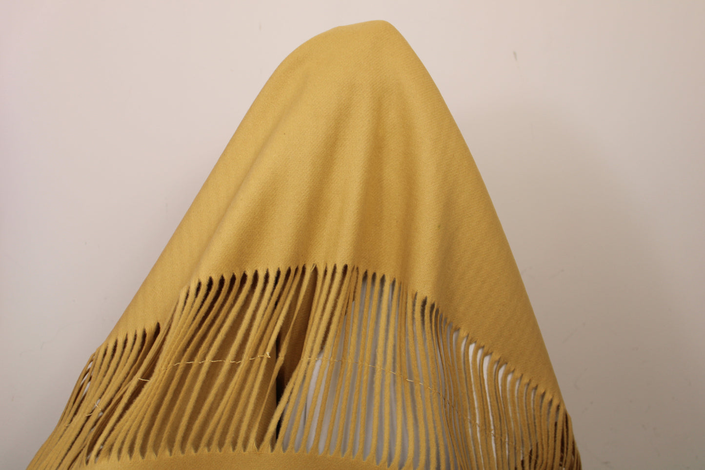 Tissu lainage à frange - beige - photo 3/3 | So Tissus
