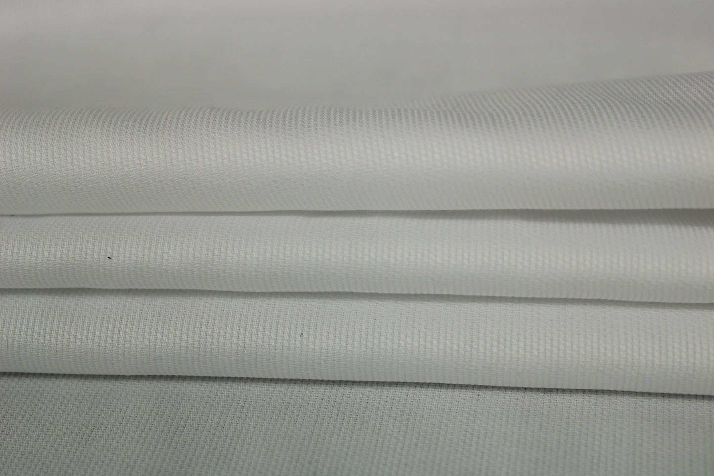 Tissu popeline piqué de coton - blanc - photo 2/3 | So Tissus