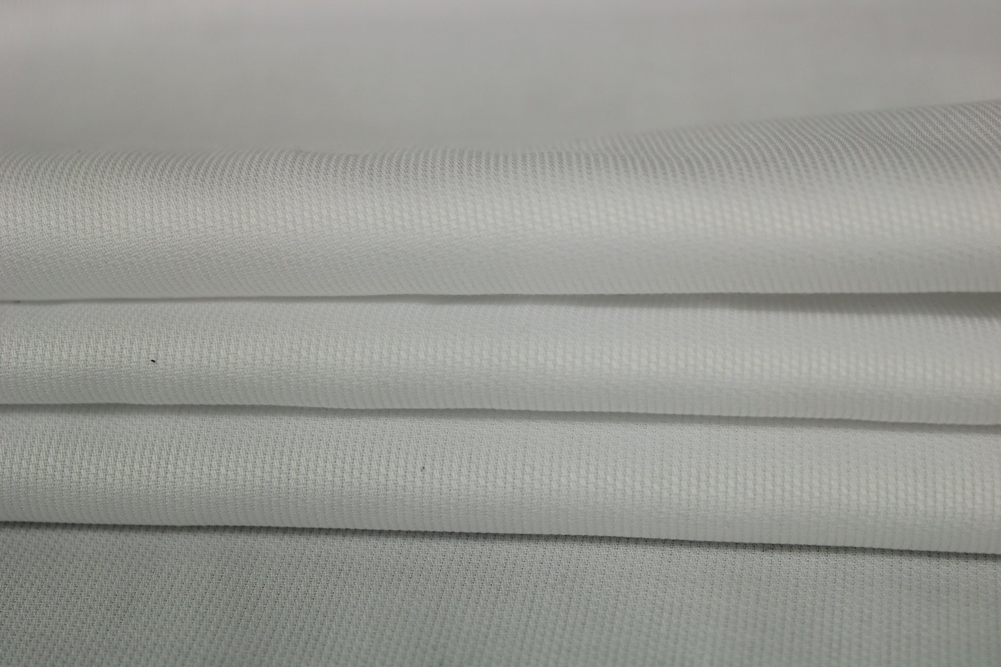 Tissu popeline piqué de coton - blanc - photo 2/3 | So Tissus