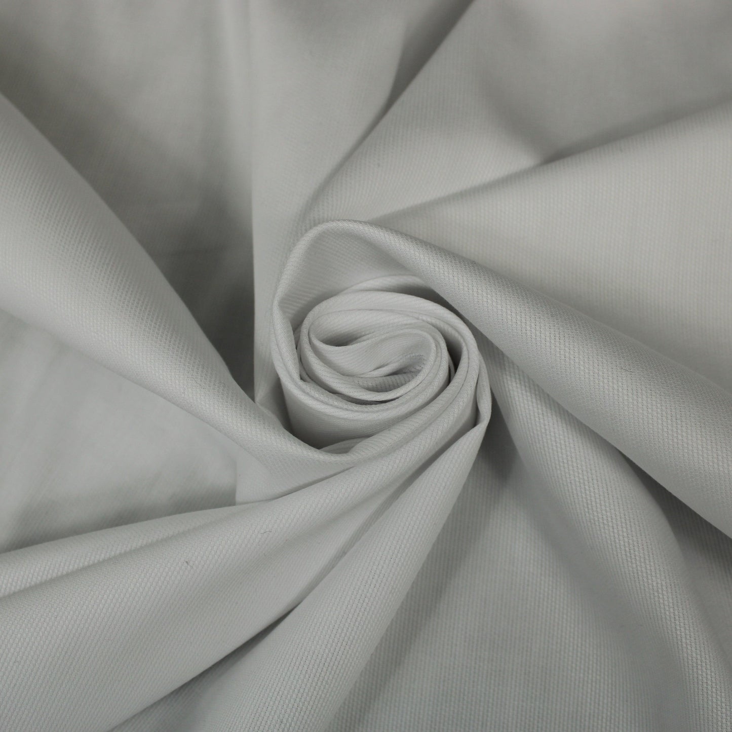 Tissu popeline piqué de coton - blanc - photo 1/3 | So Tissus