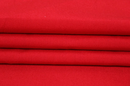 Tissu popeline coton - rouge - photo 2/3 | So Tissus