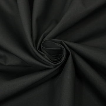 Tissu popeline coton - noir