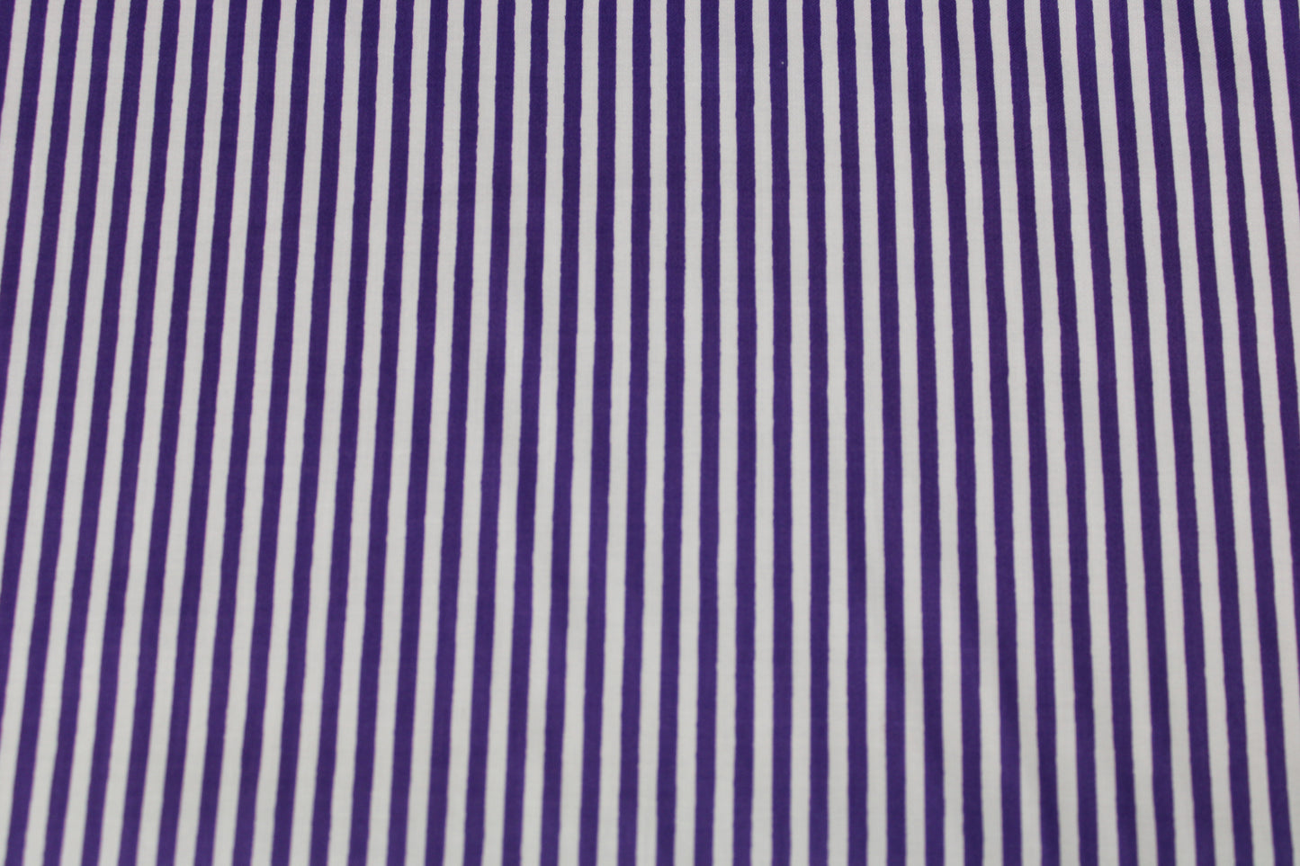 Tissu popeline coton - à rayures - blanc et violet - photo 5/5 | So Tissus