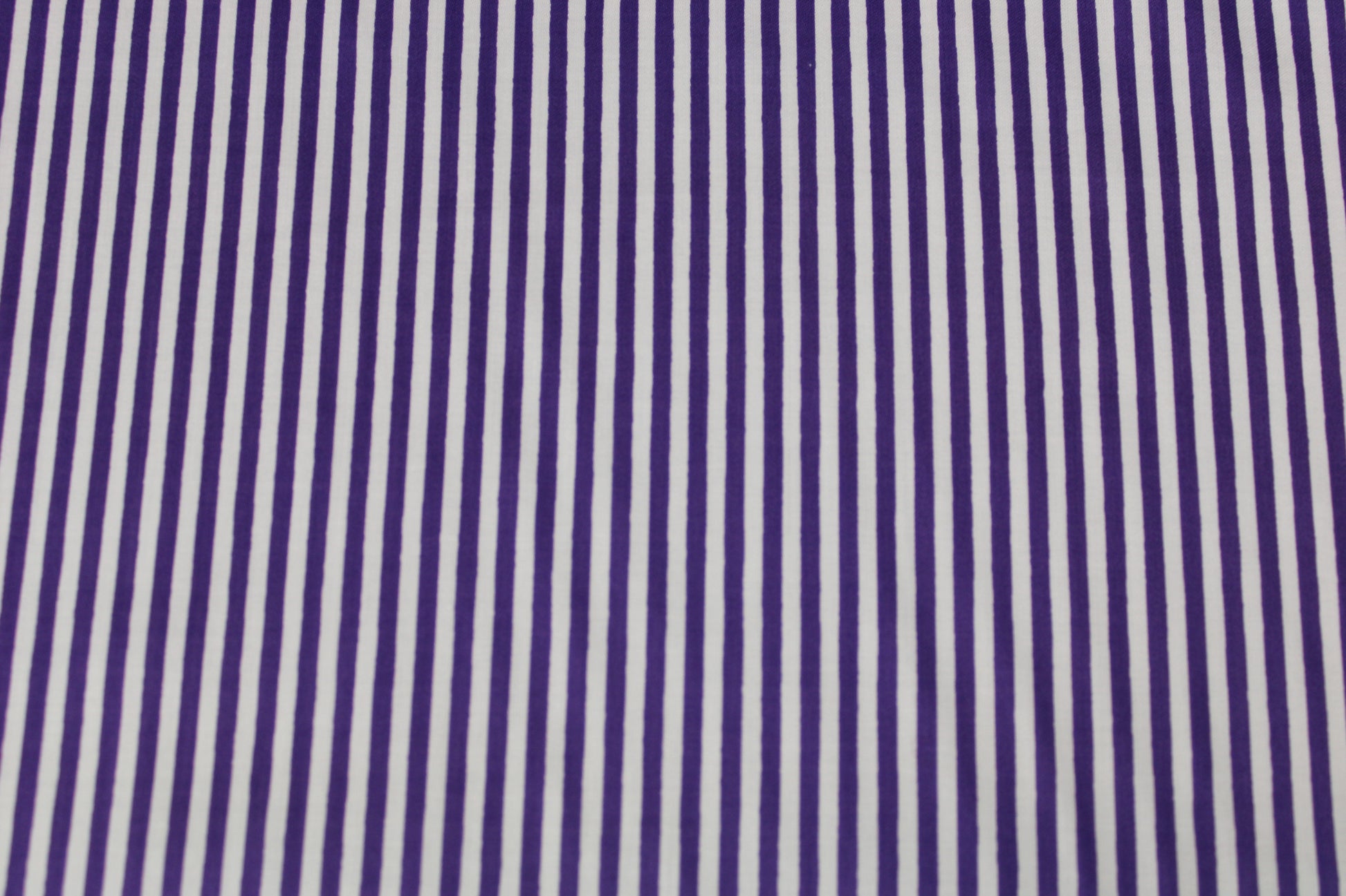 Tissu popeline coton - à rayures - blanc et violet - photo 5/5 | So Tissus