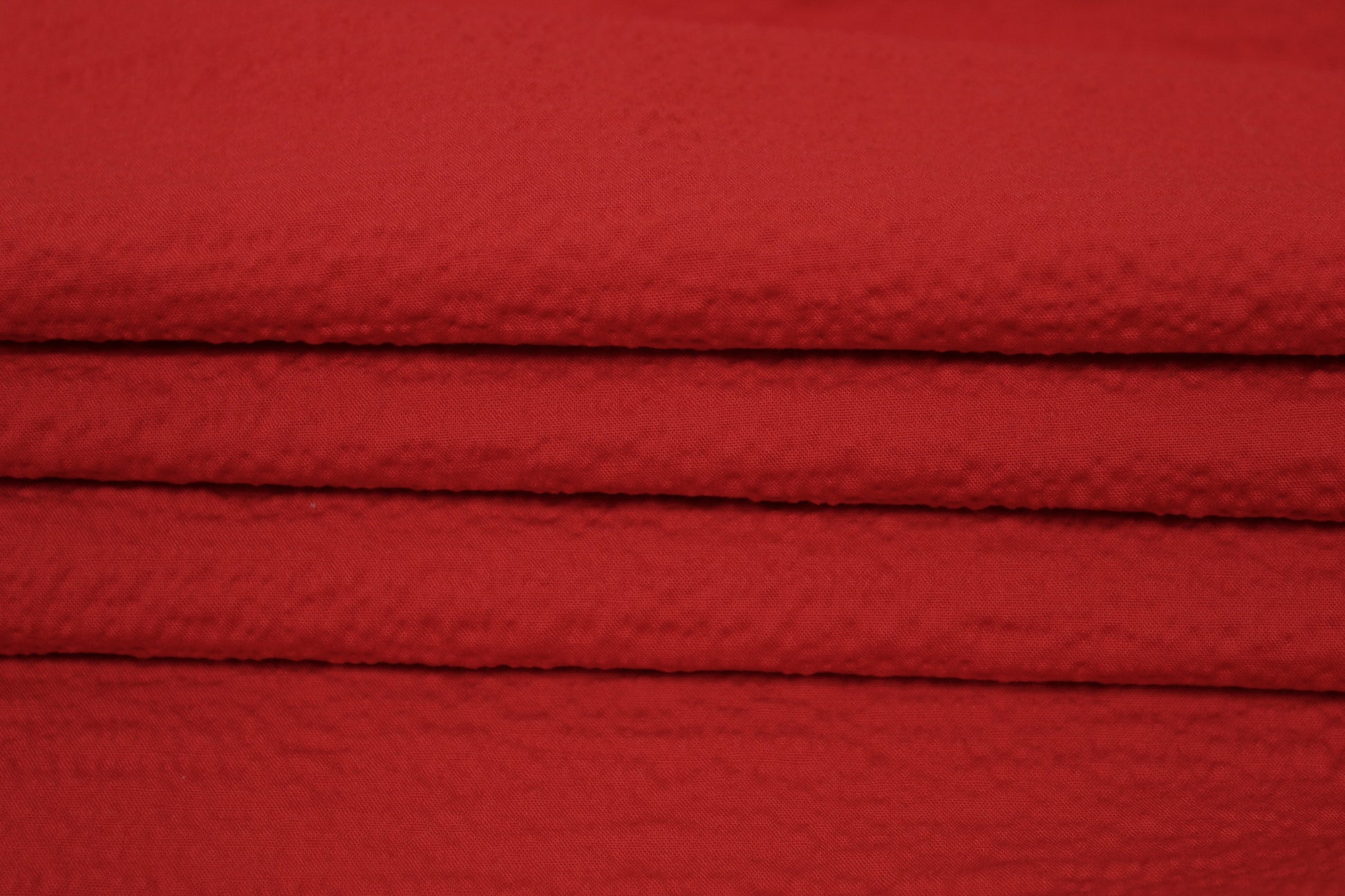 Tissu crêpon coton viscose - rouge - photo 2/3 | So Tissus
