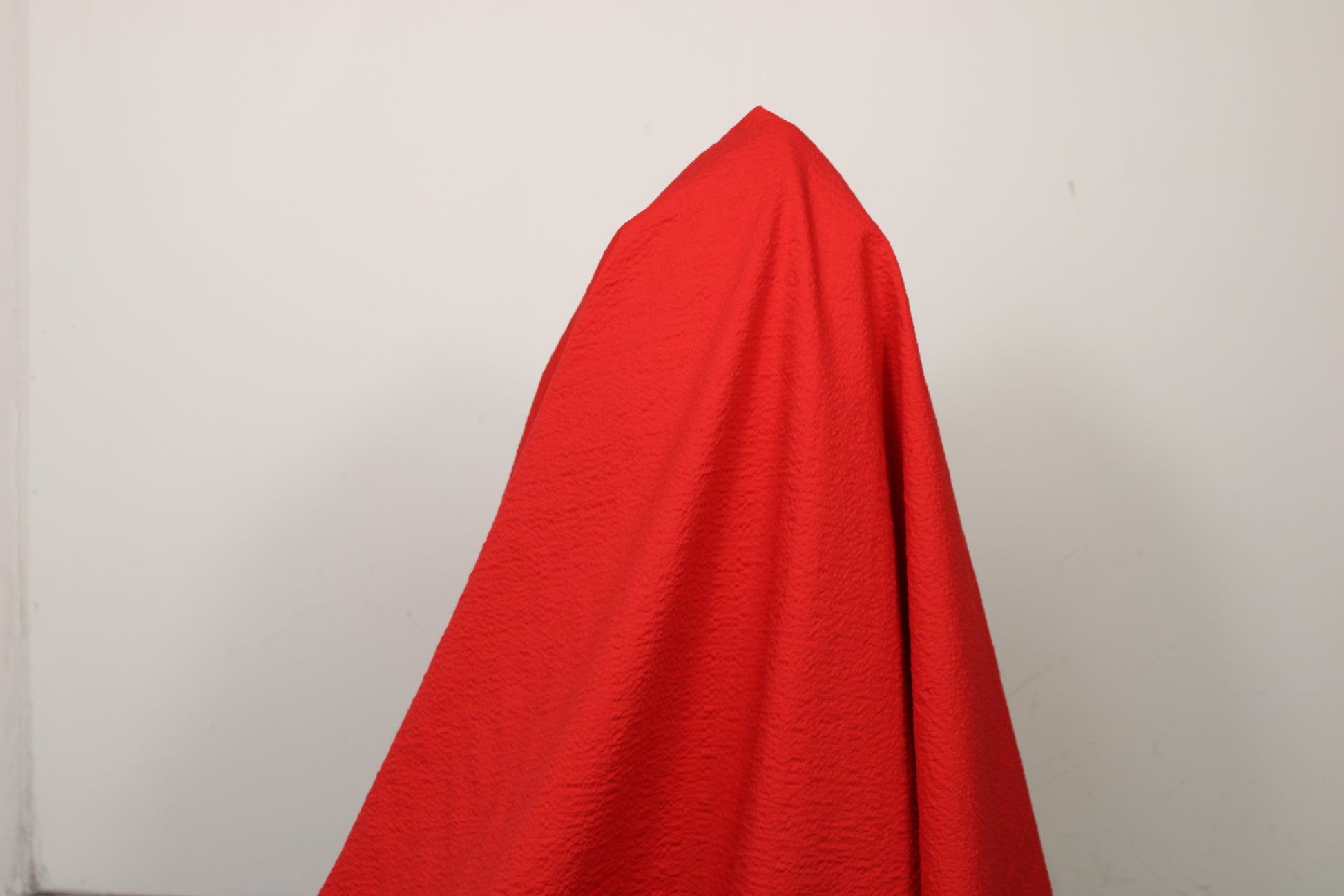 Tissu crêpon coton viscose - rouge - photo 3/3 | So Tissus