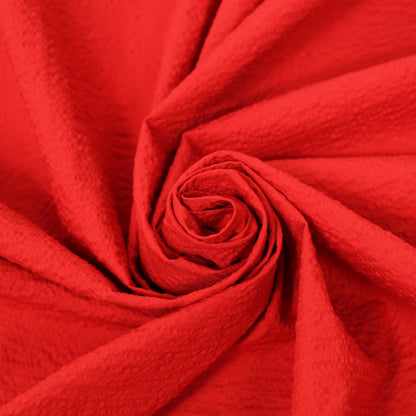 Tissu crêpon coton viscose - rouge - photo 1/3 | So Tissus