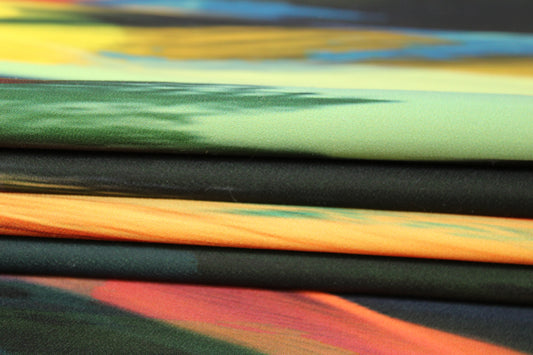 Tissu crêpe japonais - imprimé tie and dye - photo 2/4 | So Tissus
