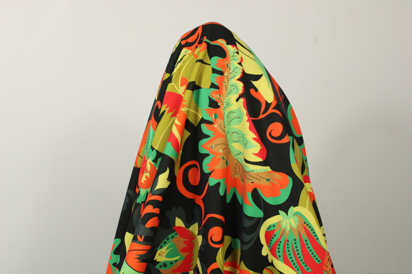Tissu crêpe japonais - imprimé fleurs abstraites - photo 3/5 | So Tissus