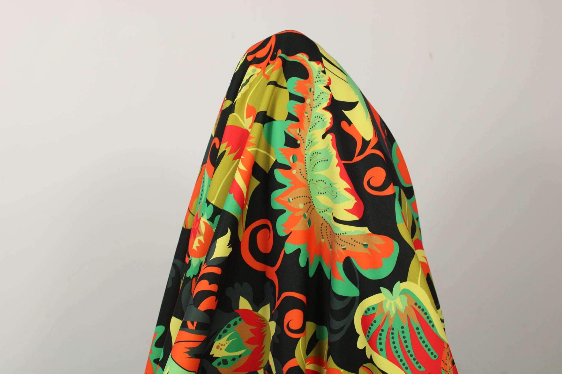 Tissu crêpe japonais - imprimé fleurs abstraites - photo 3/5 | So Tissus