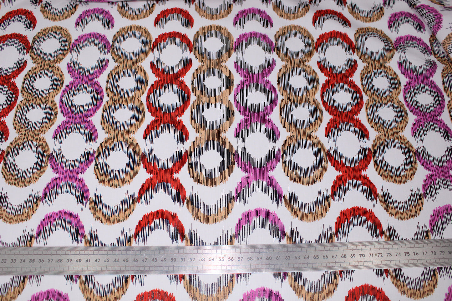 Tissu popeline premium de coton - imprimé grand demi-cercle - photo 5/5 | So Tissus