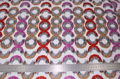 Tissu popeline premium de coton - imprimé grand demi-cercle - photo 5/5 | So Tissus
