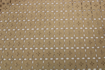 Tissu broderie anglaise - beige - photo 4/5 | So Tissus
