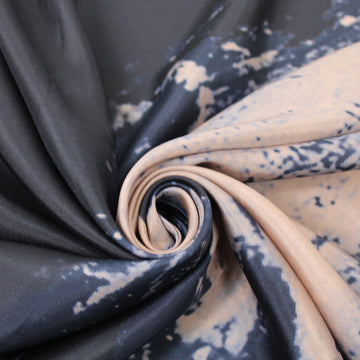 Tissu soie plume - imprimé tie and dye