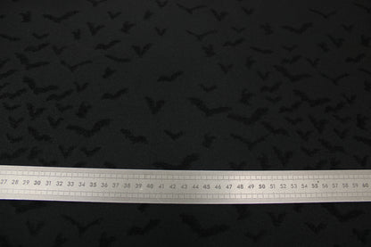 Tissu brocart motif chauve-souris - noir - photo 5/5 | So Tissus