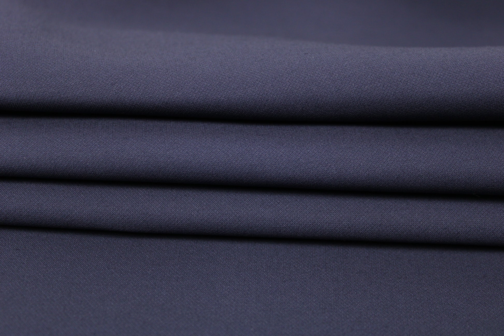 Tissu gabardine de coton prestige - pitch blue - photo 2/3 | So Tissus