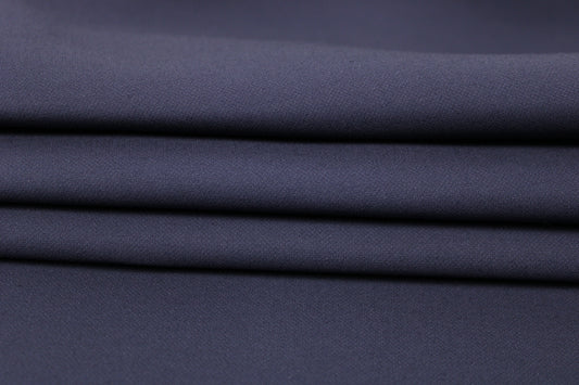 Tissu gabardine de coton prestige - pitch blue - photo 2/3 | So Tissus