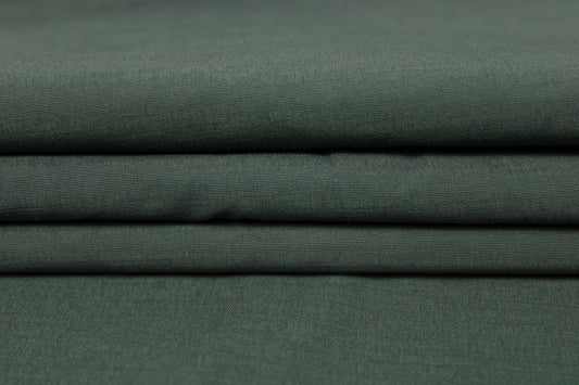 Tissu popeline suedine coton - kaki - photo 2/3 | So Tissus