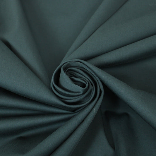 Tissu gabardine coton - vert pin - photo 1/3 | So Tissus
