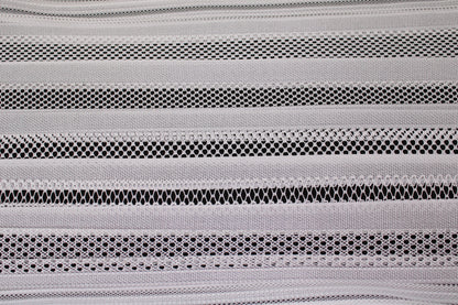 Tissu dentelle plissé - blanc - photo 4/4 | So Tissus