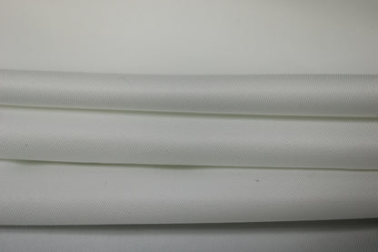 Tissu gabardine fine de coton - blanc - photo 2/3 | So Tissus