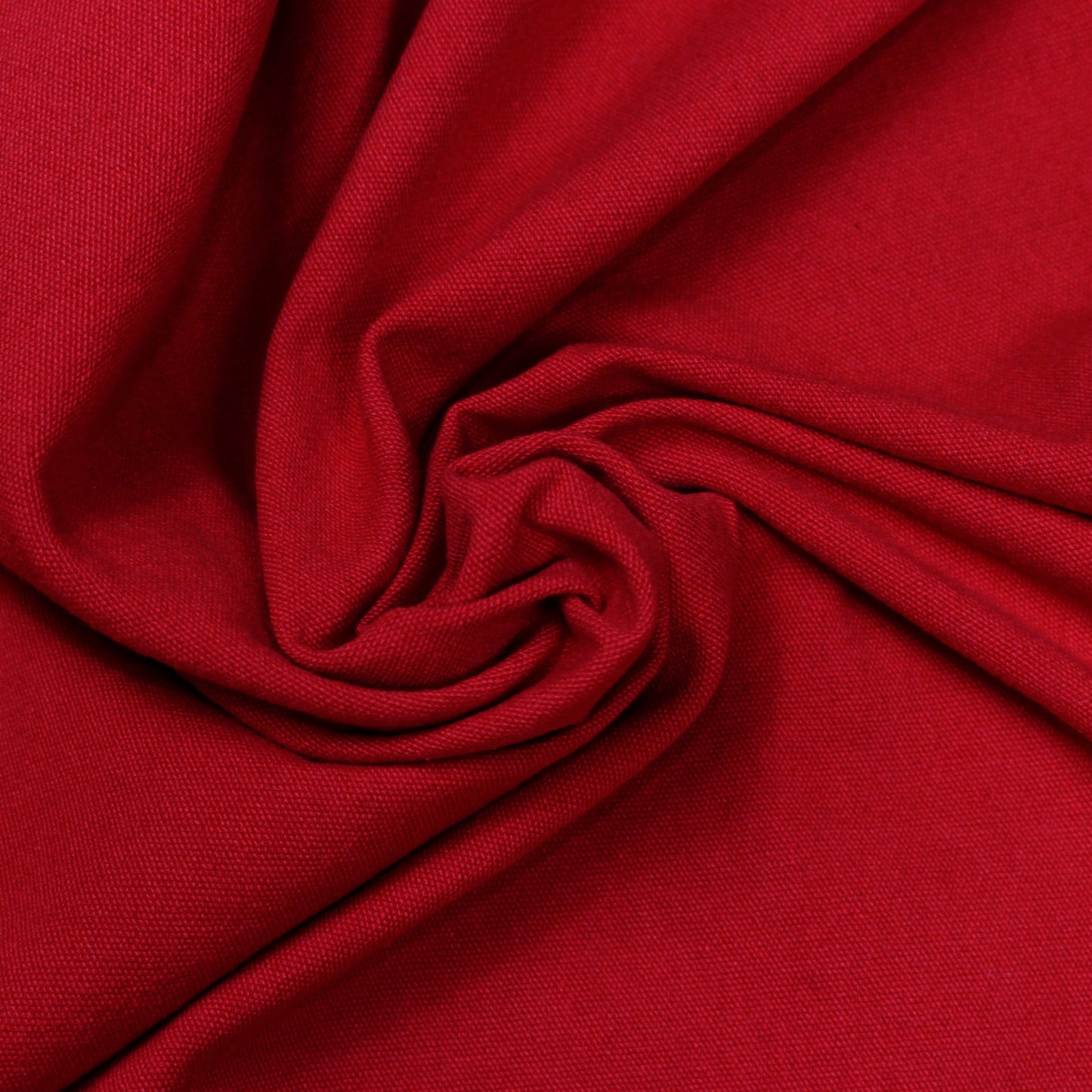 Tissu toile piqué coton - rouge - photo 1/3 | So Tissus