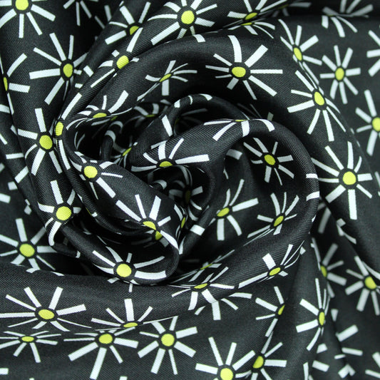 Tissu twill de soie - imprimé fleuri - photo 1/6 | So Tissus