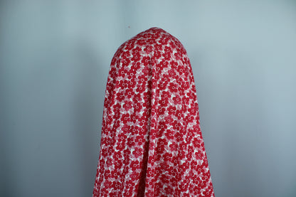Coupon de 3 mètres - jersey coton - imprimé fleuri - photo 4/4 | So Tissus