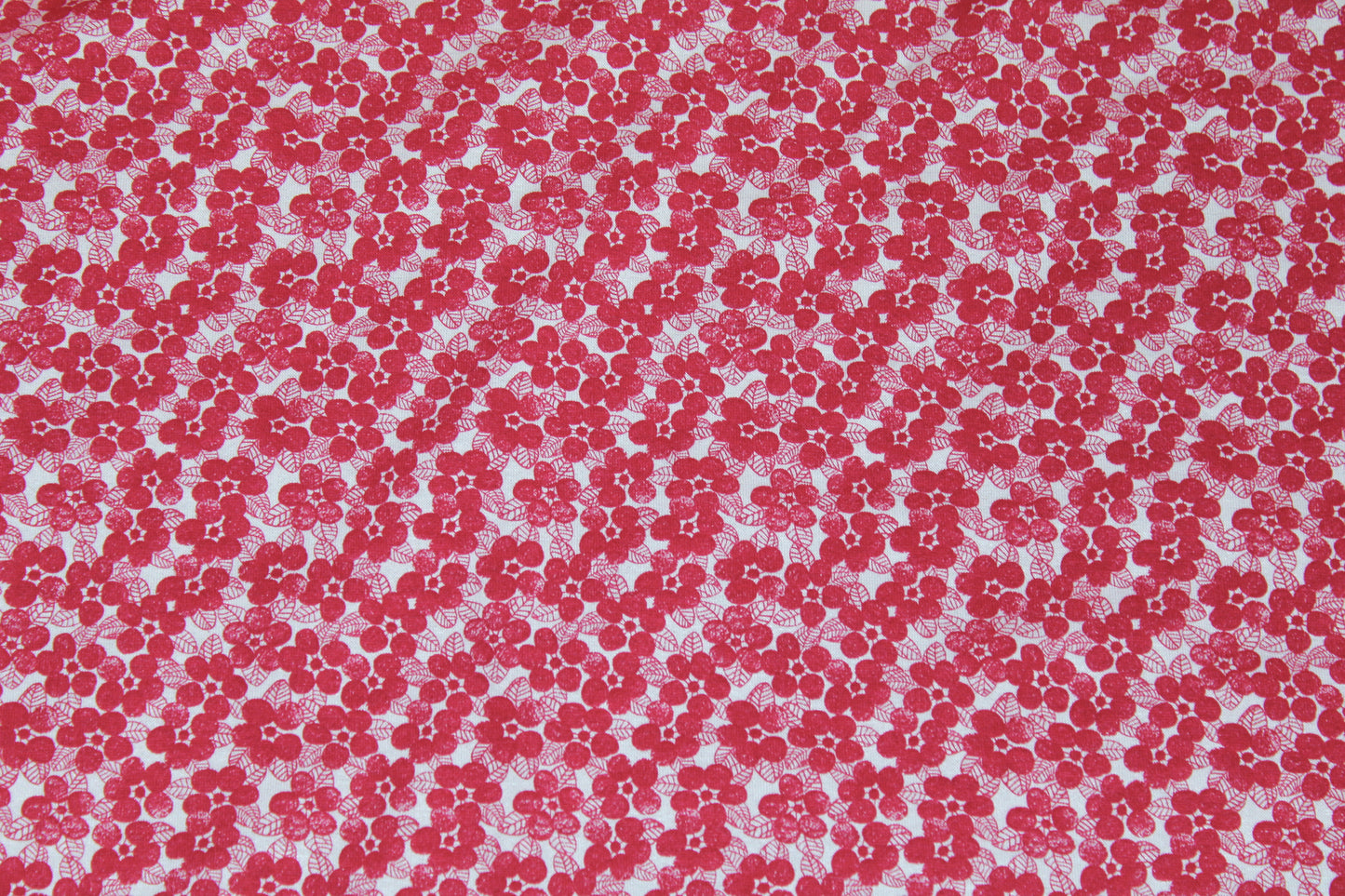 Coupon de 3 mètres - jersey coton - imprimé fleuri - photo 3/4 | So Tissus