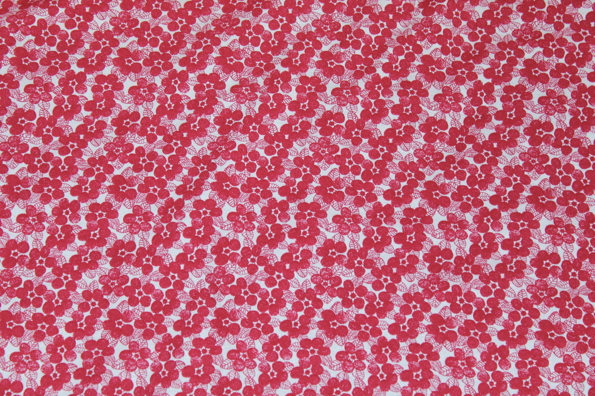 Coupon de 3 mètres - jersey coton - imprimé fleuri - photo 3/4 | So Tissus