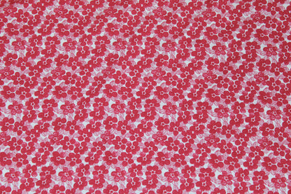 Coupon de 3 mètres - jersey coton - imprimé fleuri - photo 3/4 | So Tissus