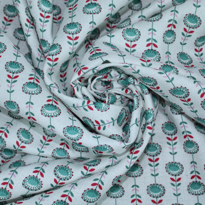 Tissu crêpe viscose - imprimé fleuri - photo 1/5 | So Tissus