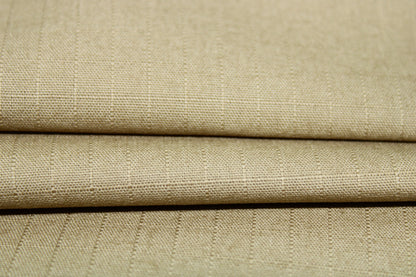 Tissu gabardine coton - à carreaux ton sur ton - beige - photo 2/3 | So Tissus